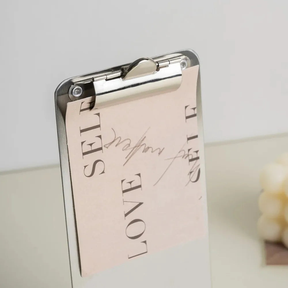 Metal Clip Stand Note Holder
