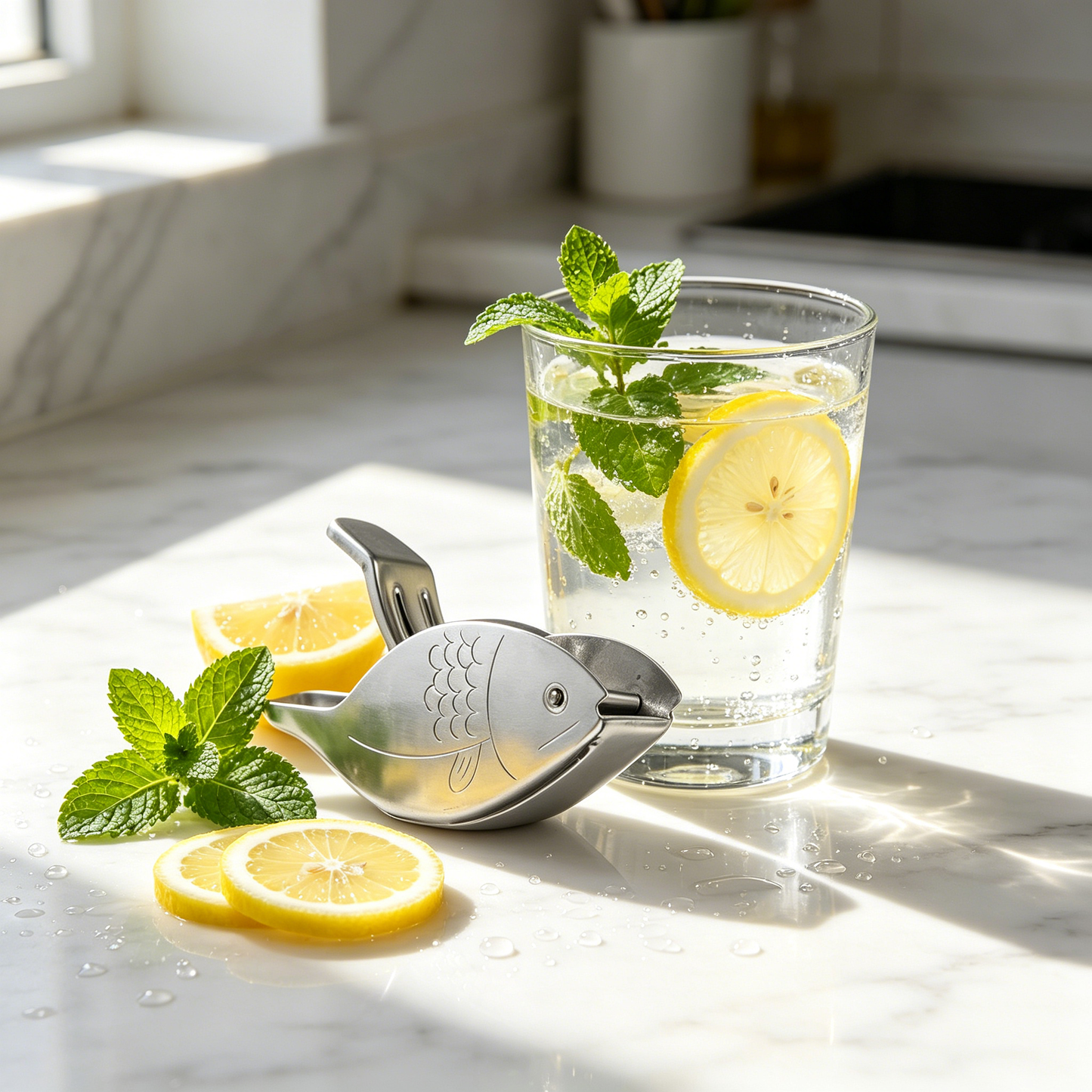 Manual Fish Shaped Lemon Handheld Squeezer