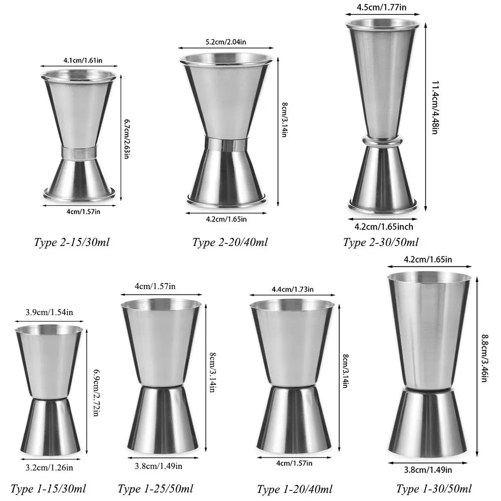 Cocktail Dual Shot Measure Cups