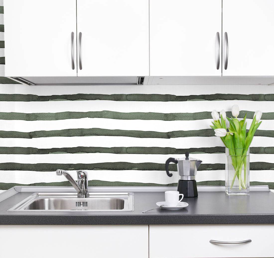 Stripes Peel and Stick Wallpaper