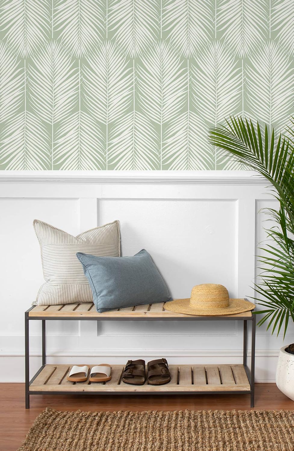 Tropical Leaves Peel and Stick Wallpaper