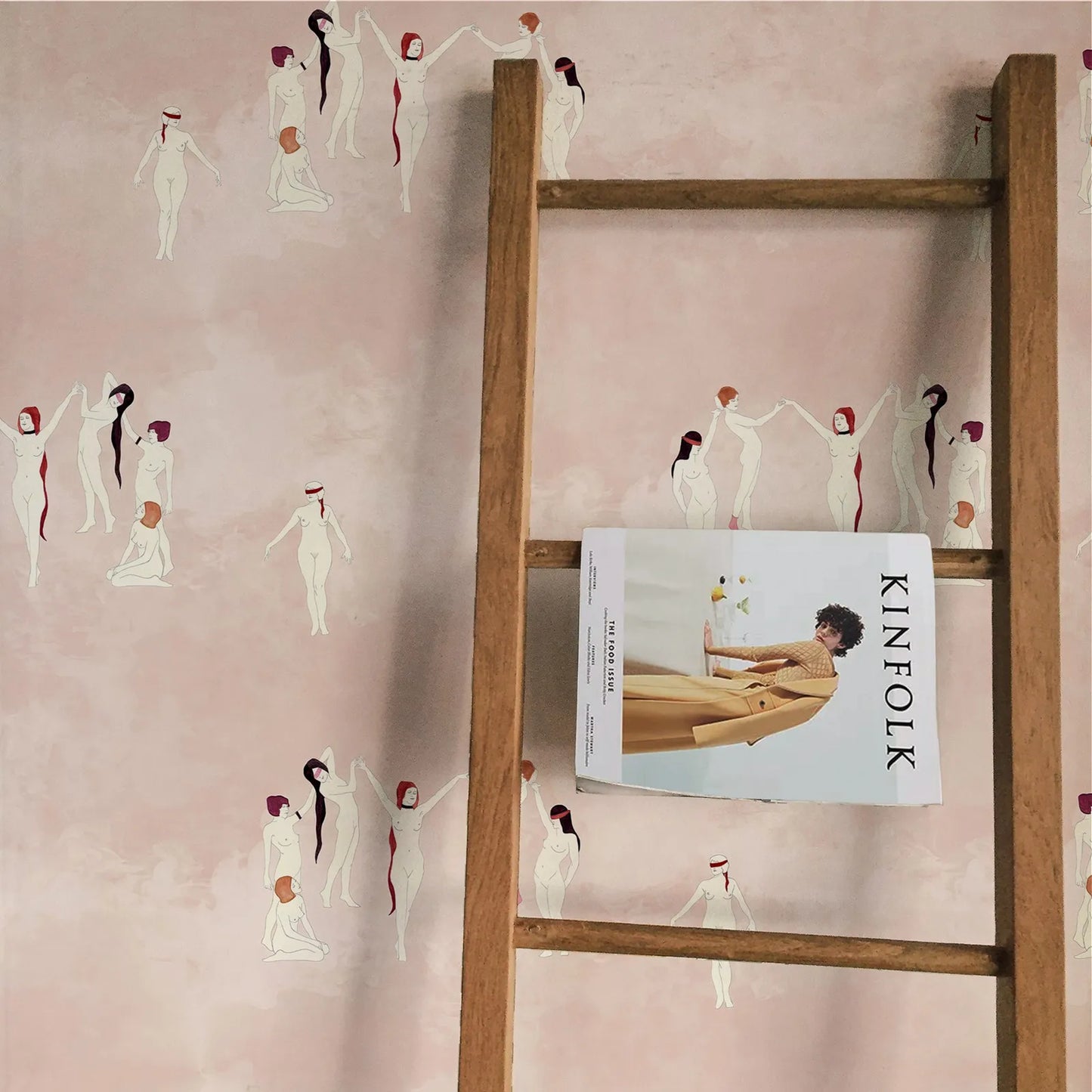 Artistic Women Peel and Stick Wallpaper Mural