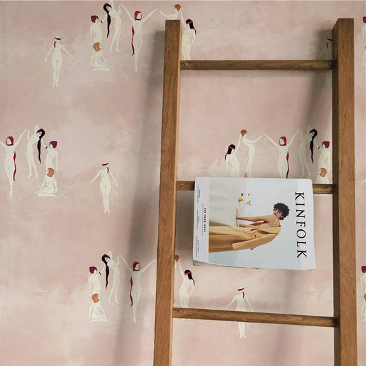 Artistic Women Peel and Stick Wallpaper Mural