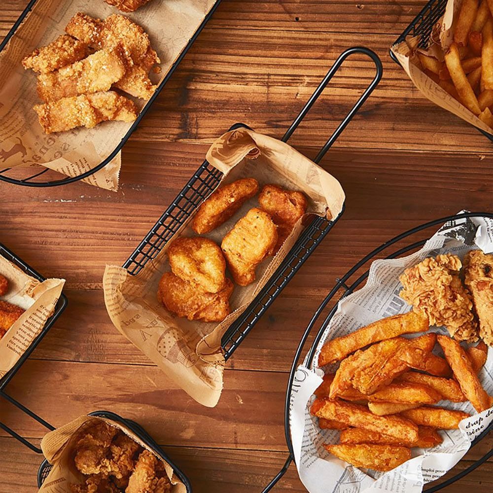 Metal Fryers Baskets with Handle