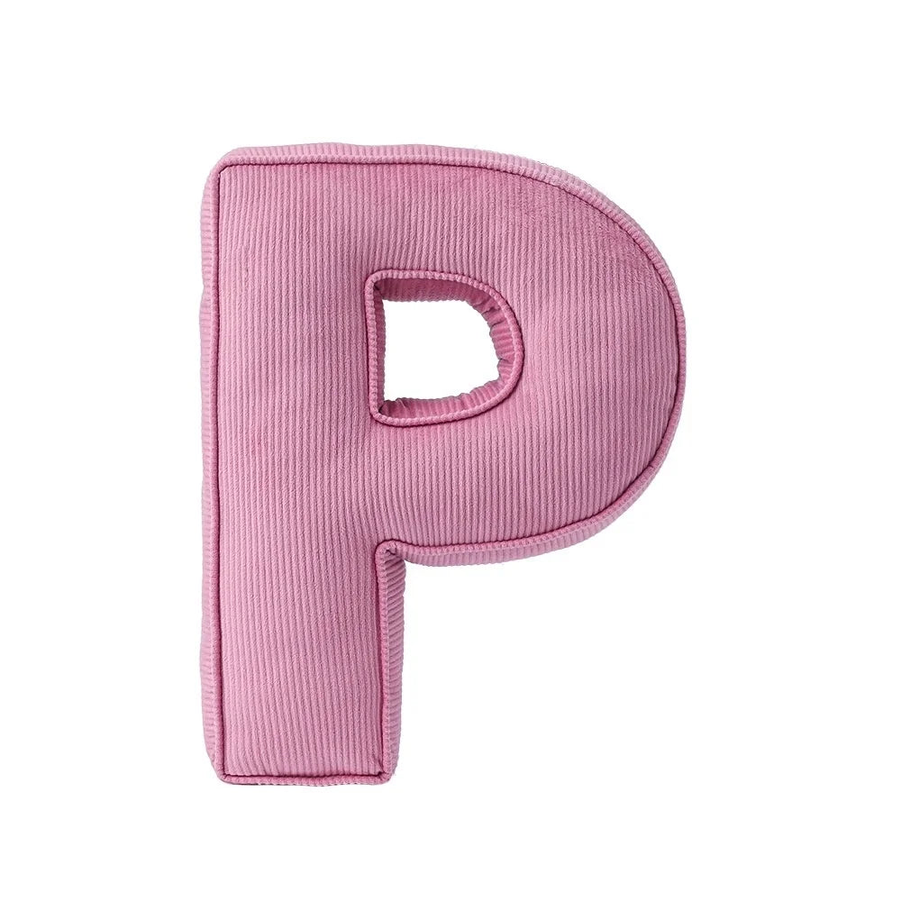 Pink ABC Letter Pillows