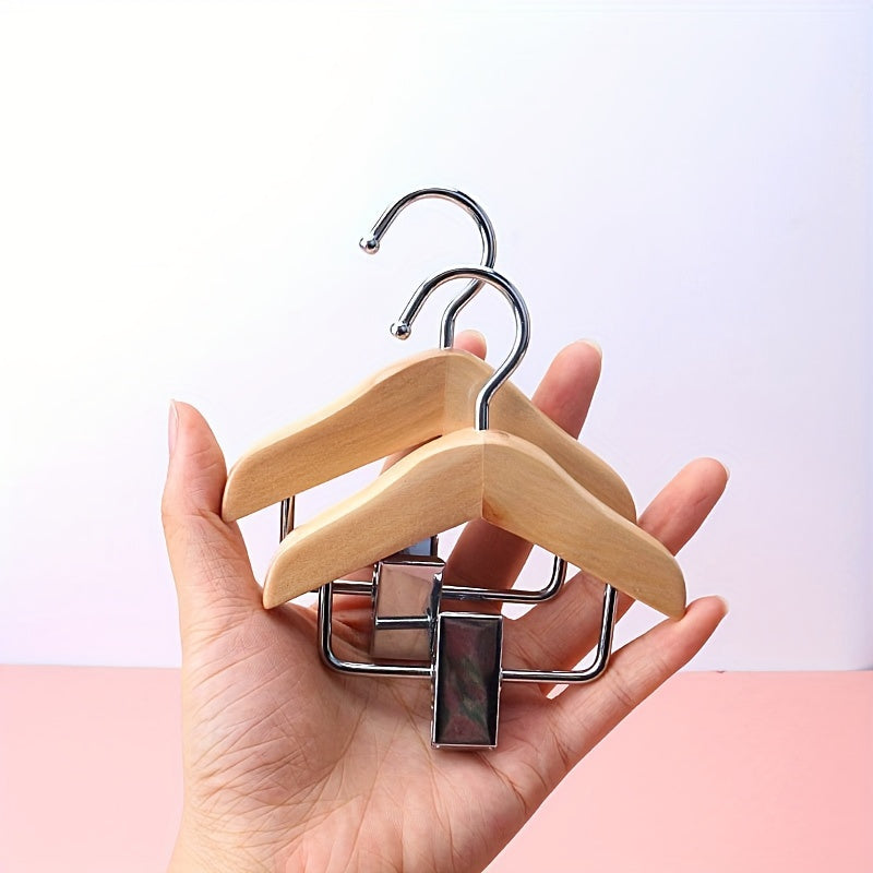 Wooden Mini Wardrobe Hangers