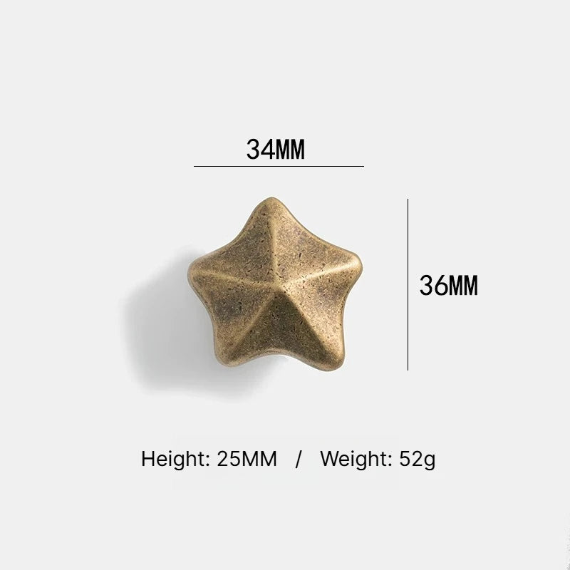 Bronze Star & Cloud Cabinet Knobs