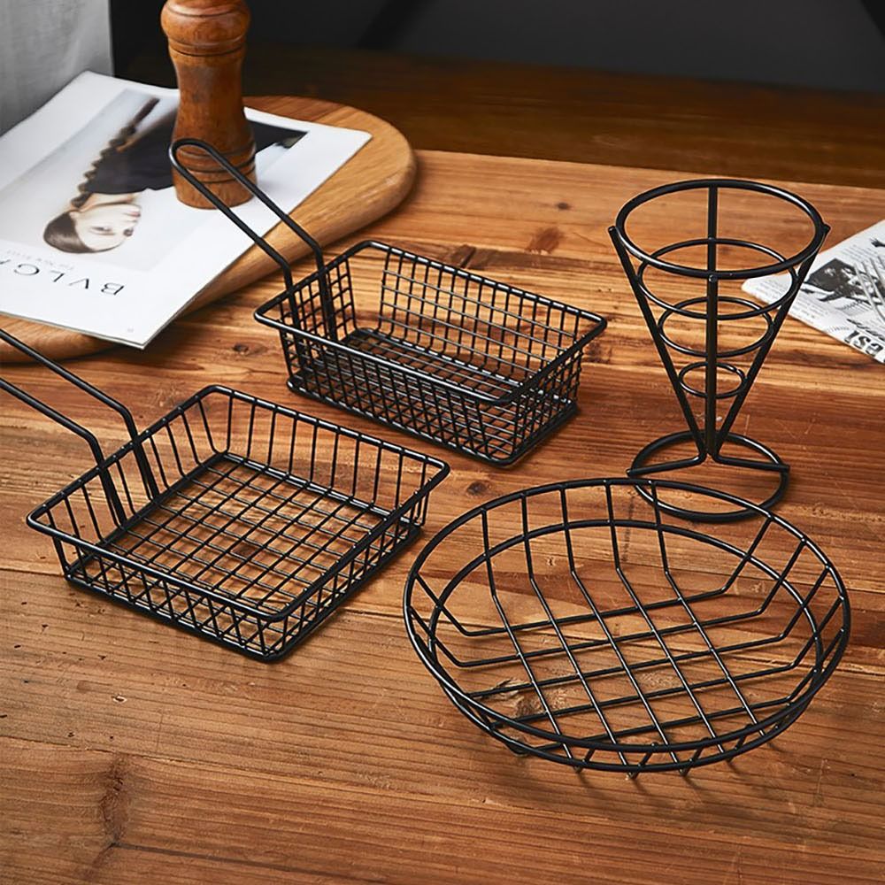 Metal Fryers Baskets with Handle