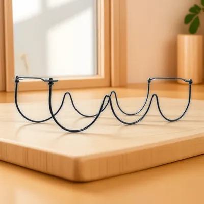 Under Cabinet Metal Wine Bottle Hanging Rack
