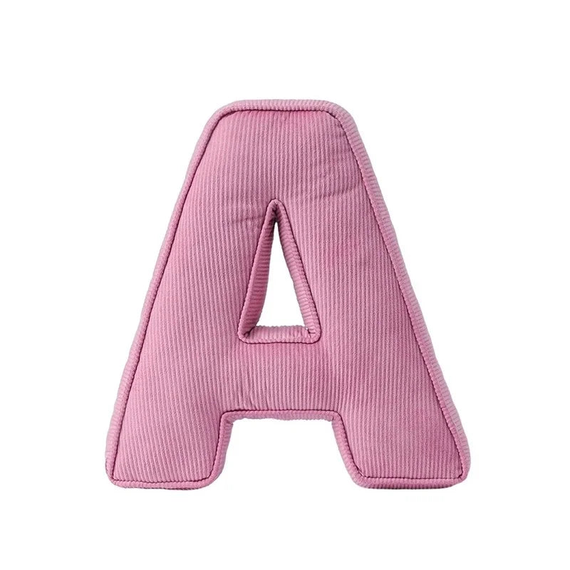 Pink ABC Letter Pillows