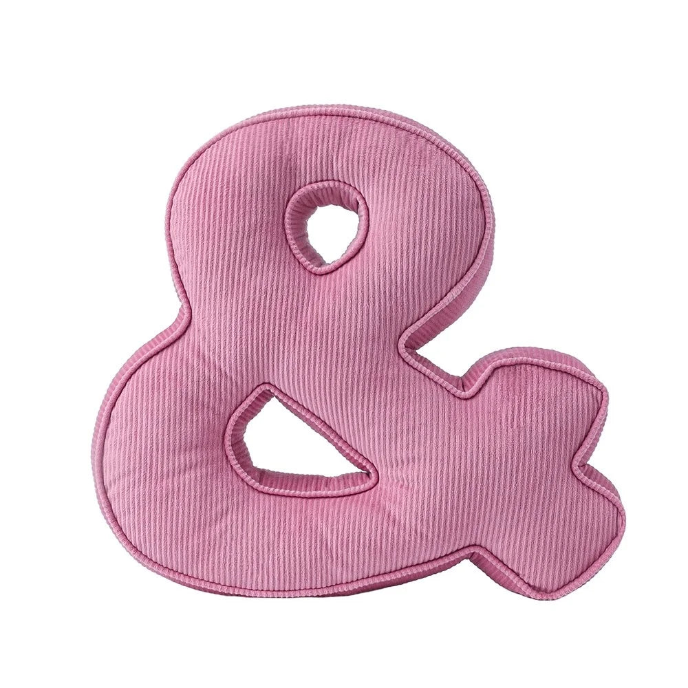 Pink ABC Letter Pillows