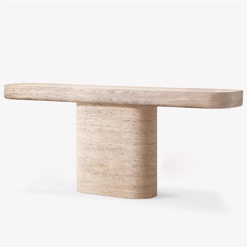 Travertine Light Lux Entrance Table