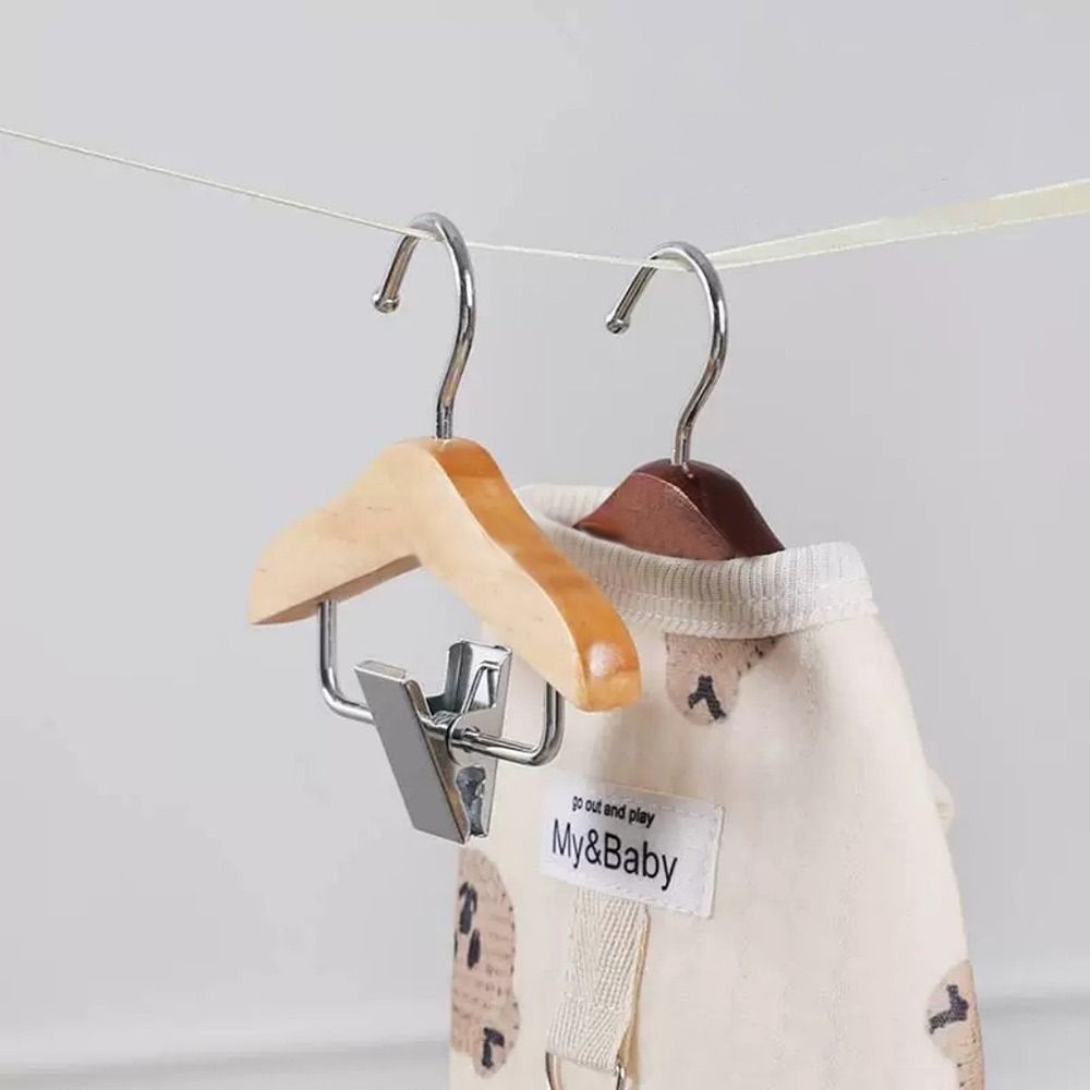 Mini Wooden Clothing Hangers