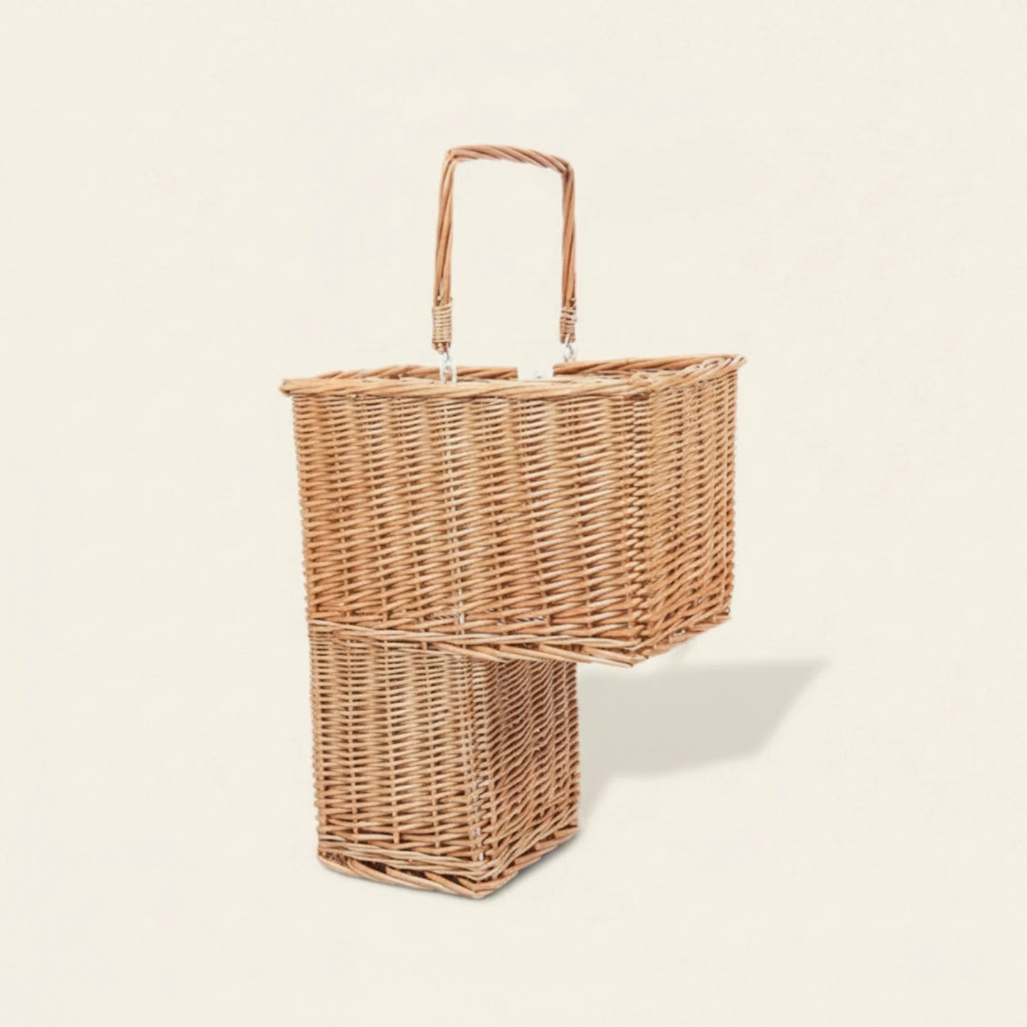 Rattan Stair Basket with Handle