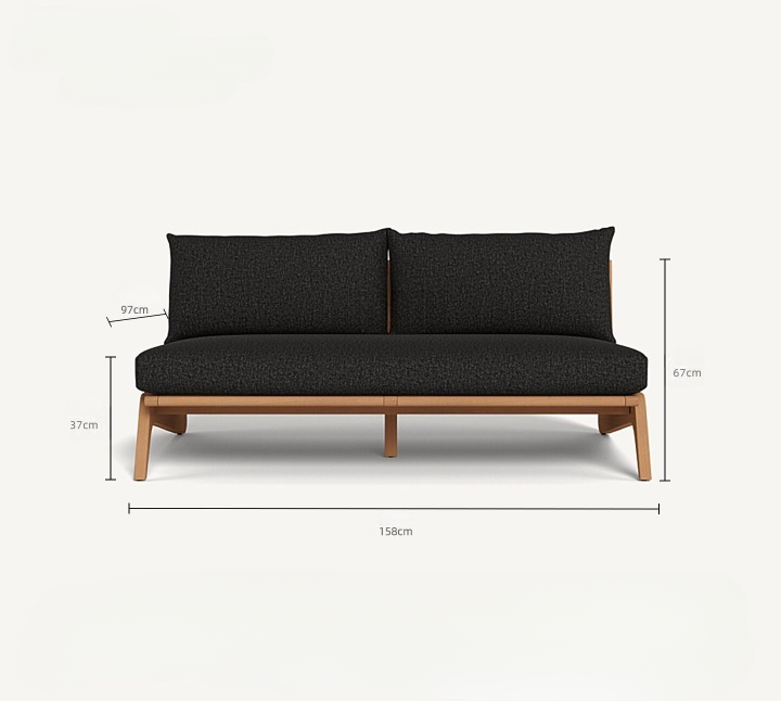 Solid Wood Sofa Patio & Garden Sets