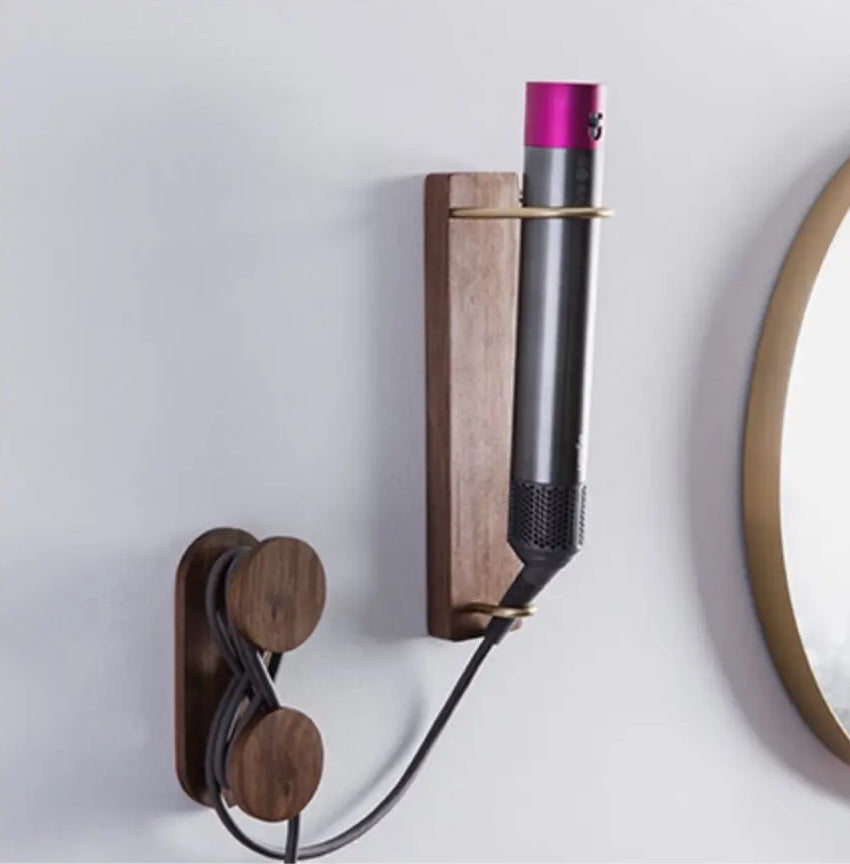 Hair Curling Iron Wall Mount Holder
