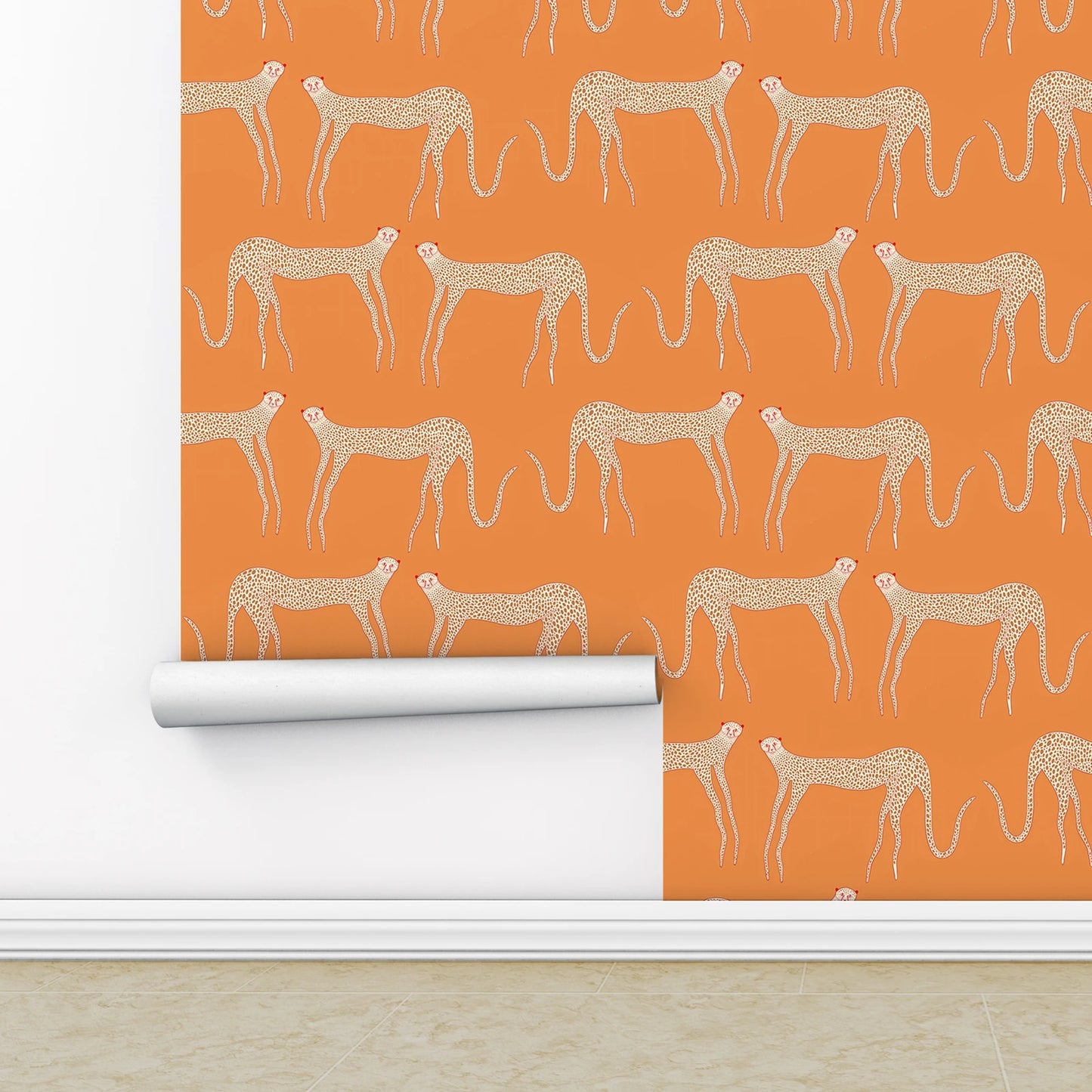 Exotic Cheetah Peel and Stick Wallpaper