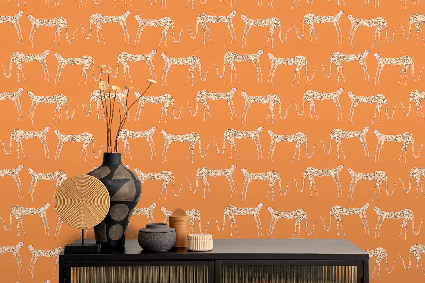 Exotic Cheetah Peel and Stick Wallpaper