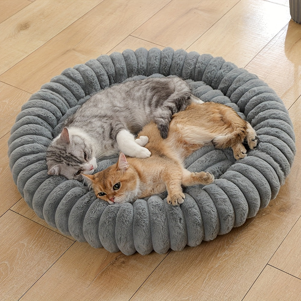 Classic Round Cats & Dogs Bed