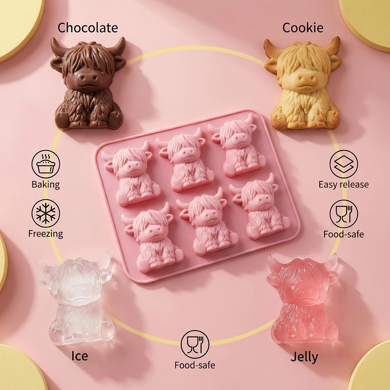 Mammoth Silicone Ice Cube Tray
