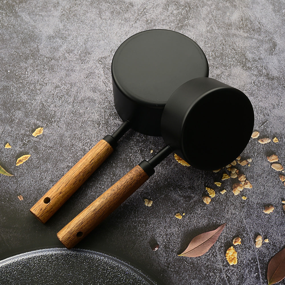 Measuring Cups/Spoons with Wooden Handles (Sets)