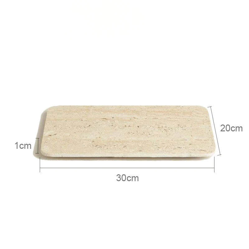 Travertine Style Stone Trays