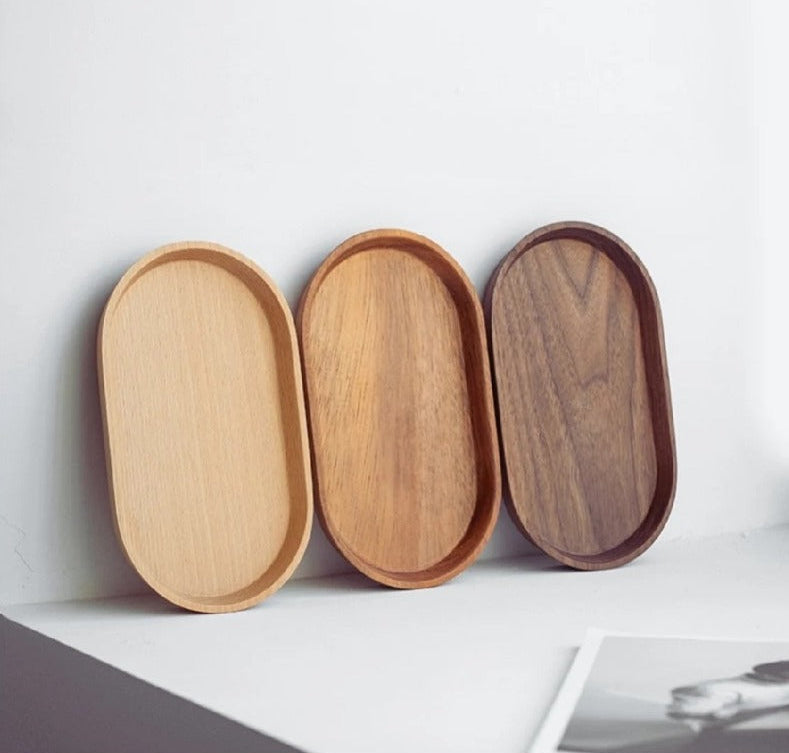 Wooden Oval Trays