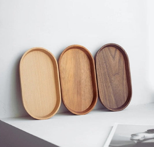 Wooden Oval Trays