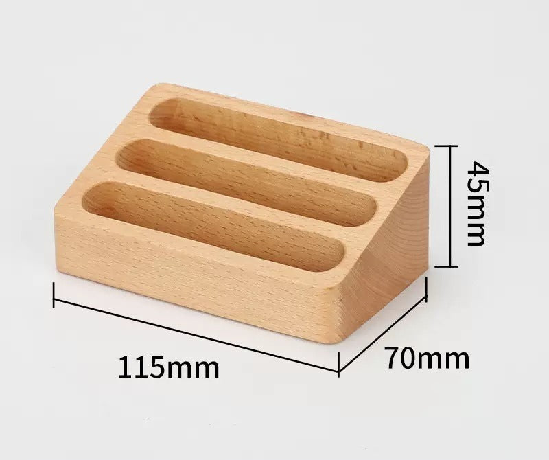 Wooden Business Card Stands