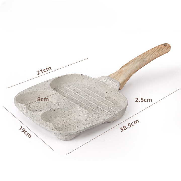 4 in 1 Pan with Wooden Handle