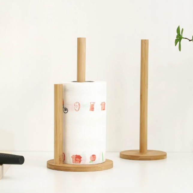 Wooden Paper Towel Roll Holder