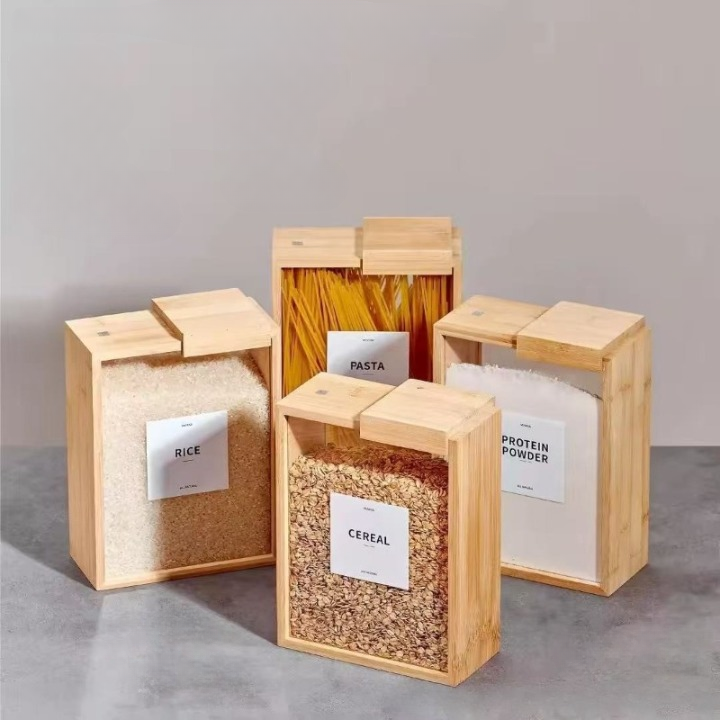 Wooden Food Storage Containers