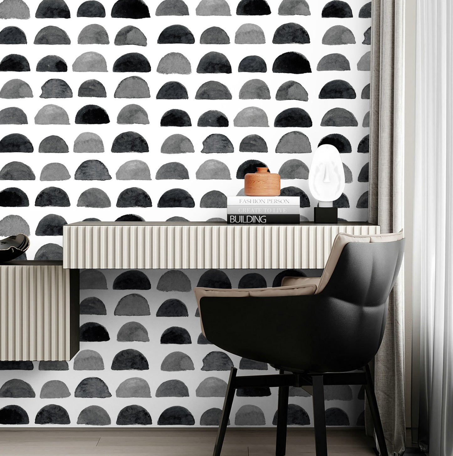 Brush Strokes Peel and Stick Wallpaper