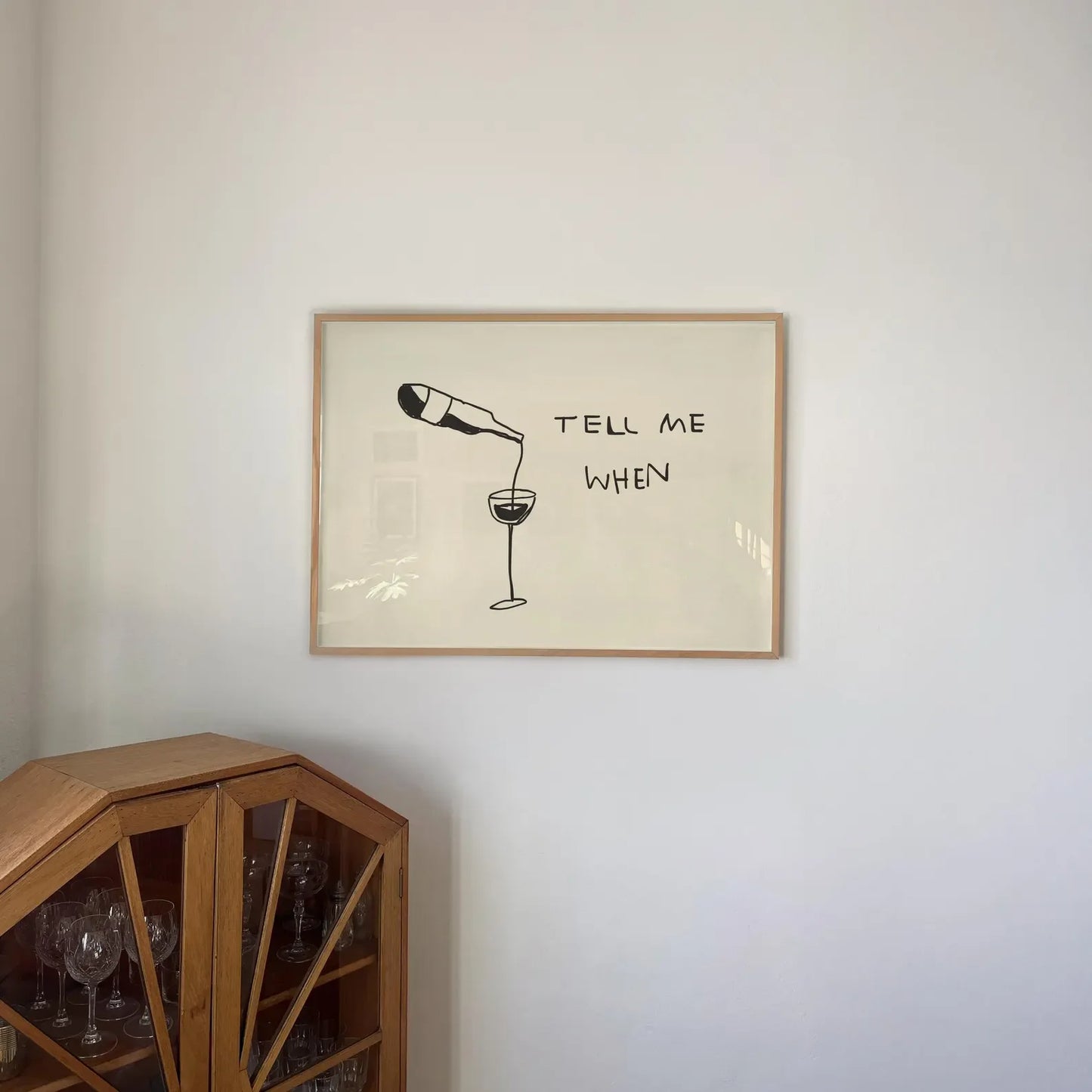 Horizontal Wine Canvas Poster