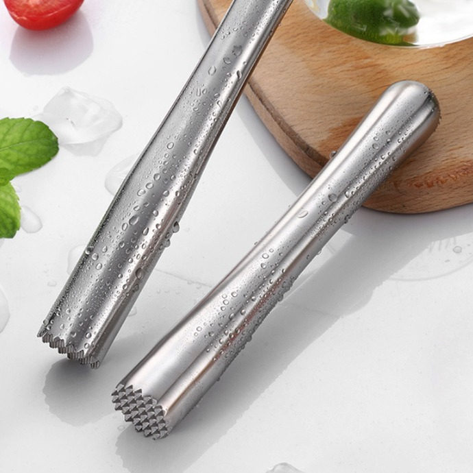 Cocktail Muddler with Long Drink Stirrer