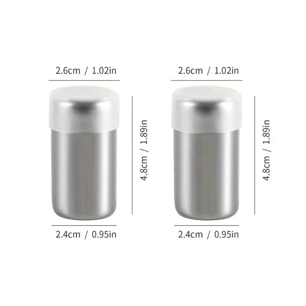 Mini Metal Salt & Pepper Shakers