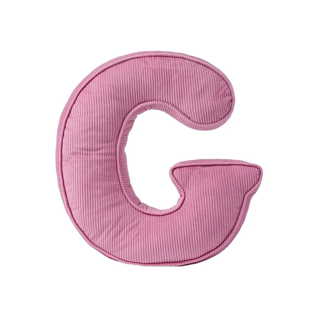 Pink ABC Letter Pillows