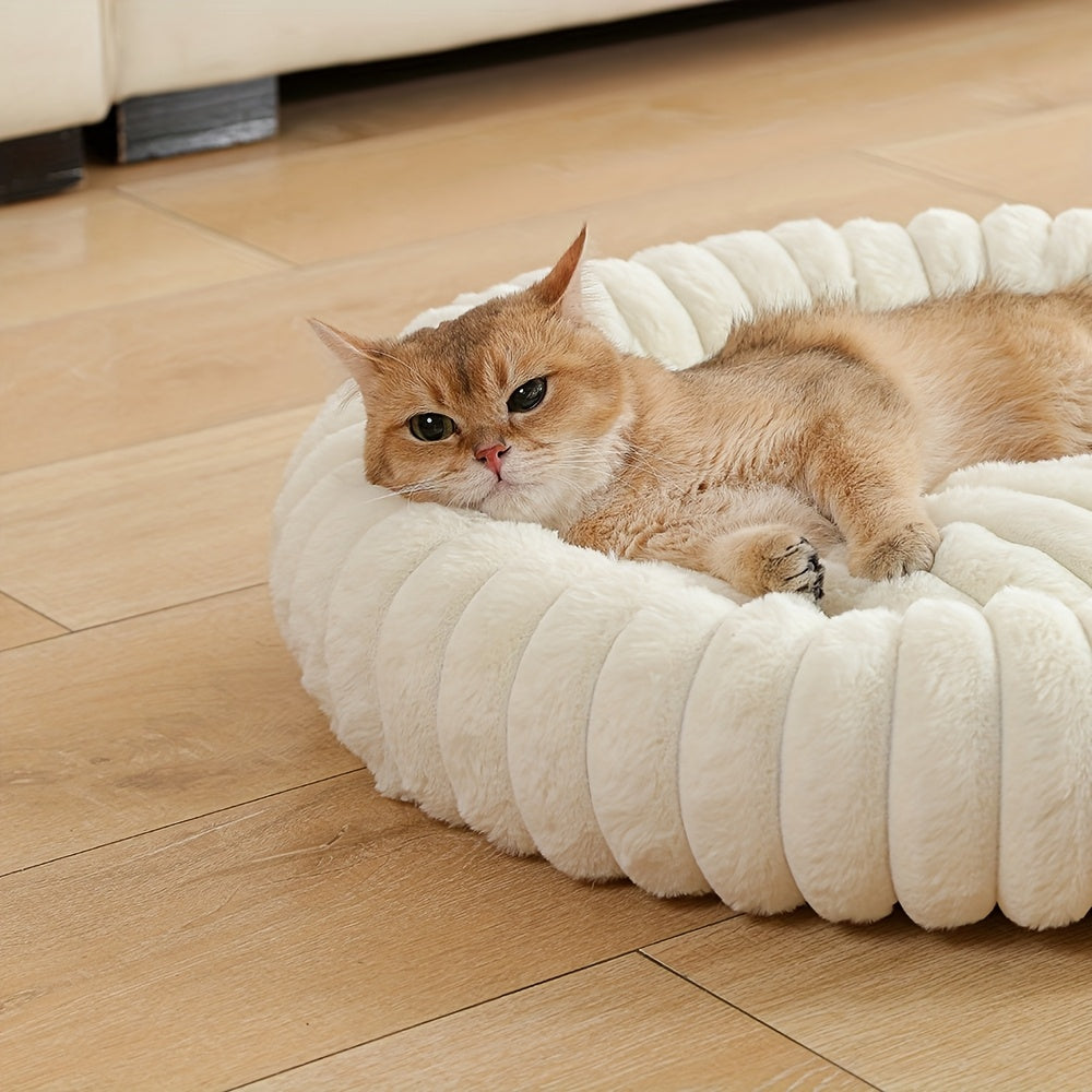 Classic Round Cats & Dogs Bed