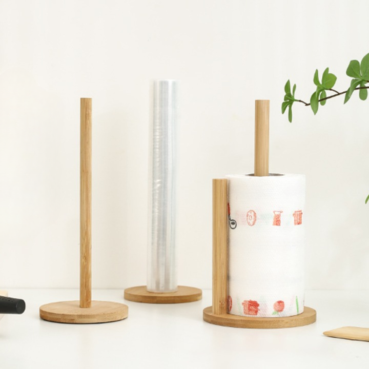 Wooden Paper Towel Roll Holder