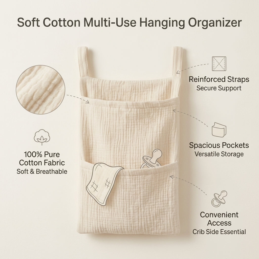 Cotton Multi-Use Hanging Organizer