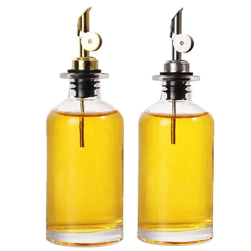 Round Glass Seasoning Oil Bottle Dispenser