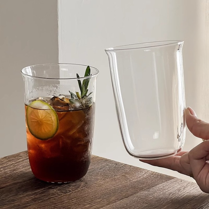Classic Coffee Latte Cup Glass
