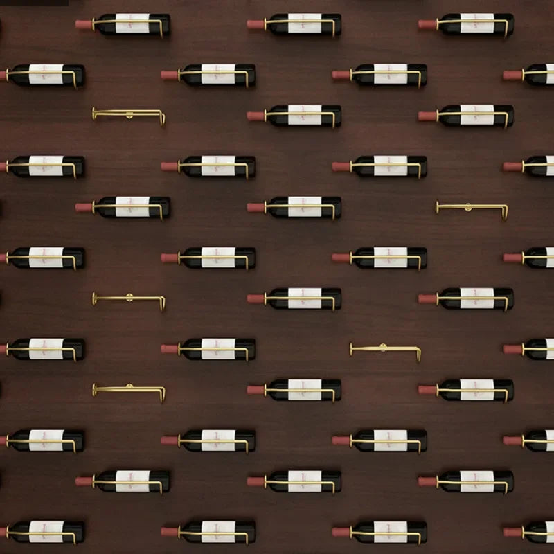 Wall-Mounted Wine Rack Holder