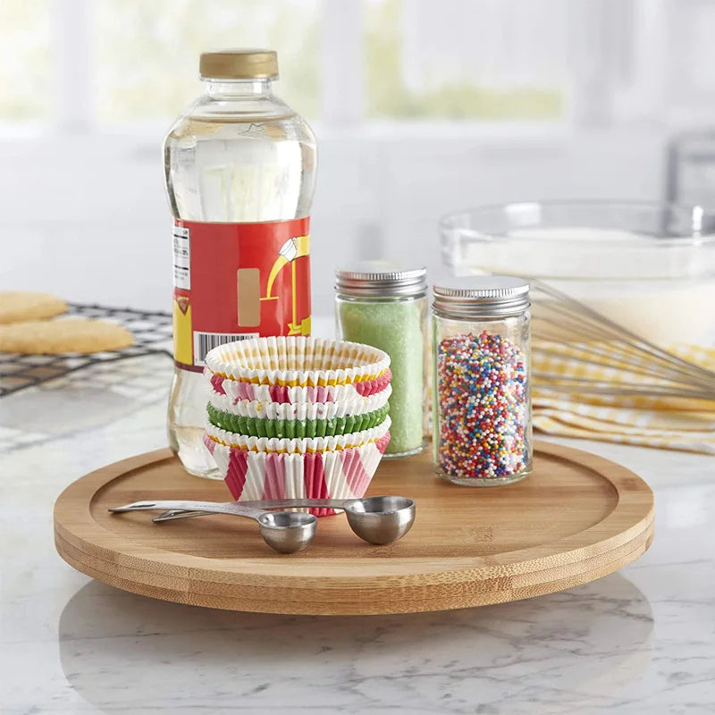 Wooden Rotating Tray