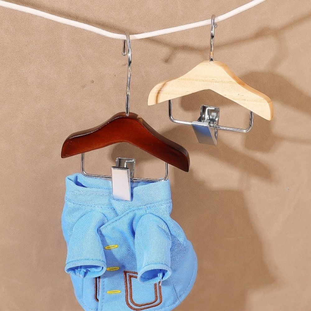 Mini Wooden Clothing Hangers