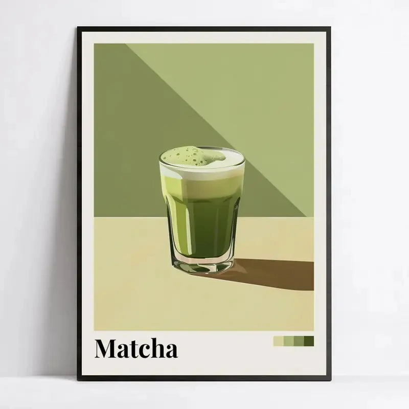 Matcha Wall Canvas Poster