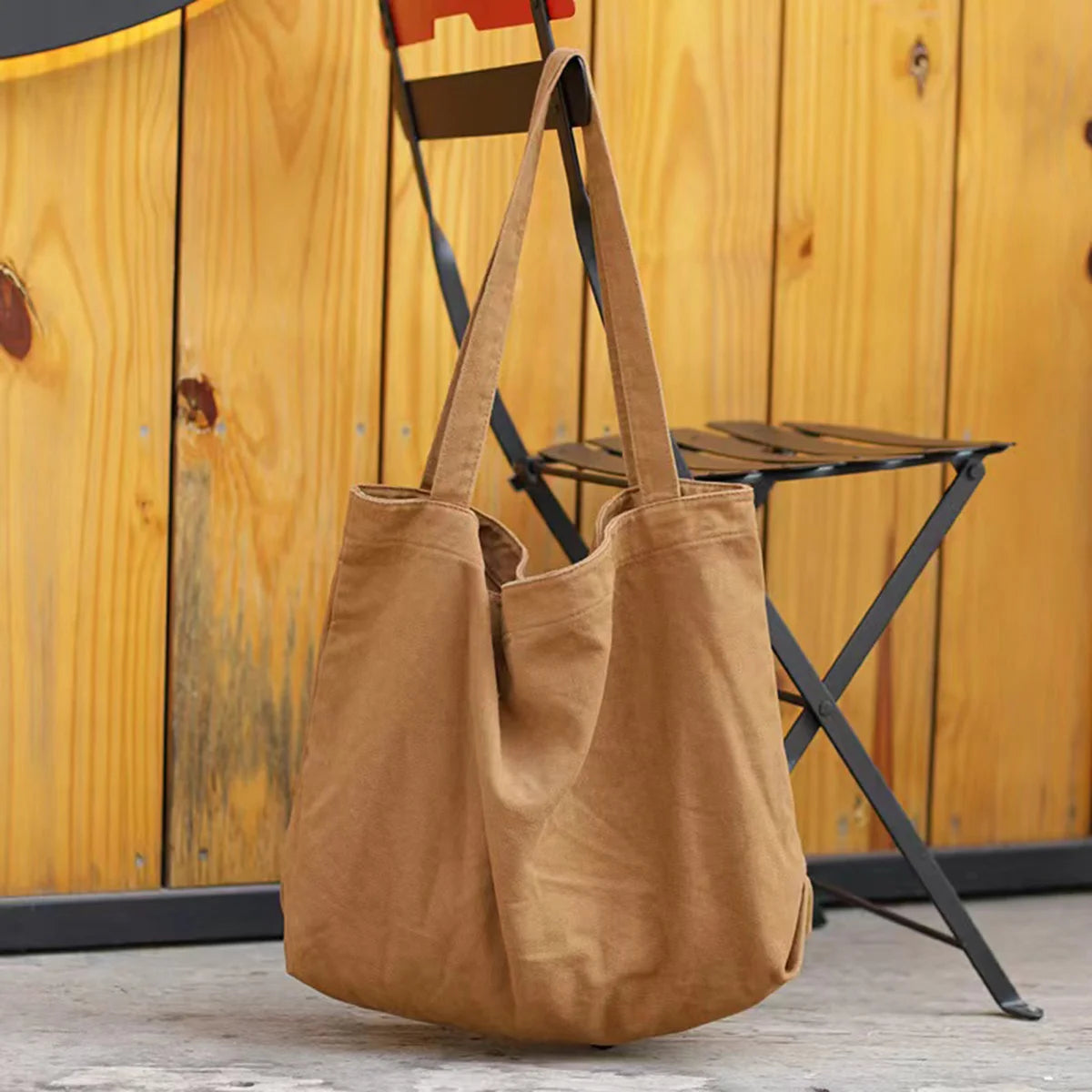 Grocery Canvas Shoulder Bag
