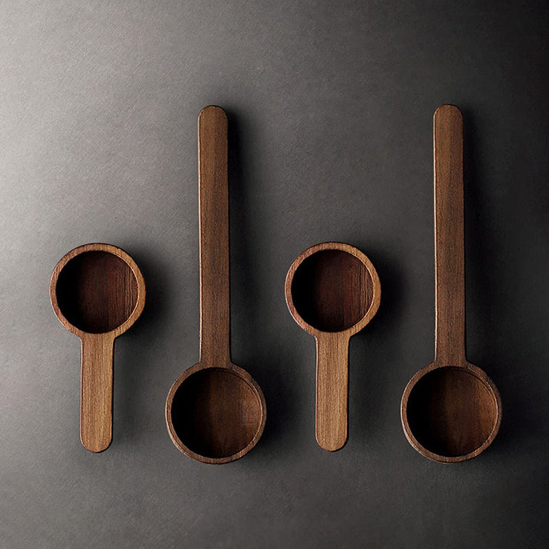 Wooden Measuring Coffee Bean Scoop