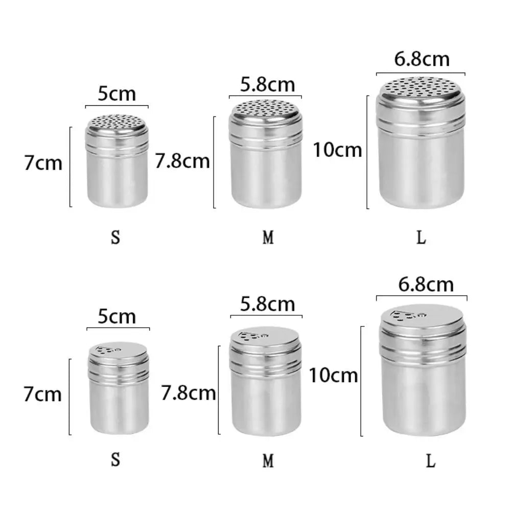 Metal Seasoning Jars with Rotating Cover