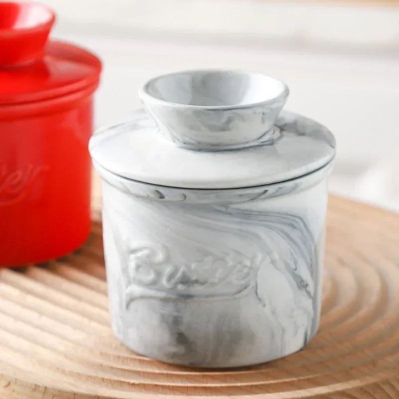 Ceramic Butter Containers with Lid